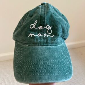 Dog Mom Green Cap